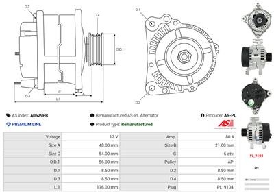 AS-PL A0629PR EAN: 5902129080428.