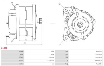 AS-PL A1021 EAN: 5901259460513.
