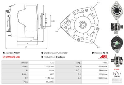 AS-PL A1029 EAN: 5901259483963.