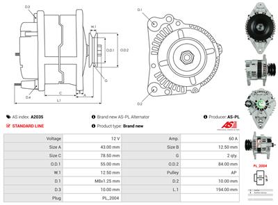 AS-PL A2035 EAN: 5901259403336.