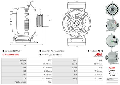 AS-PL A2096S EAN: 5902129061915.
