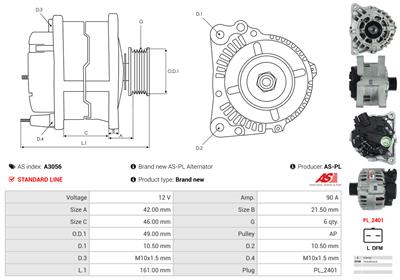 AS-PL A3056 EAN: 5901259404104.