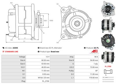 AS-PL A3205 EAN: 5901259485905.