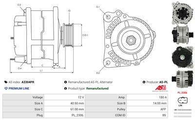 AS-PL A3304PR EAN: 5902129023159.