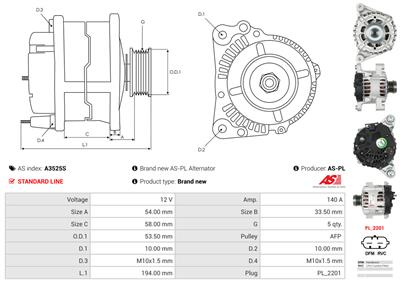 AS-PL A3525S EAN: 5902129135210.