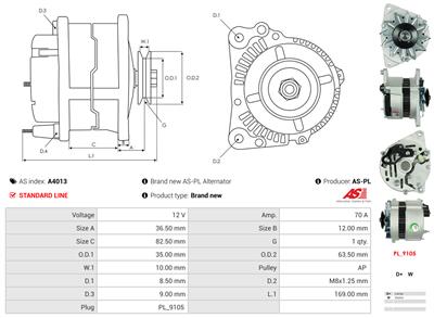 AS-PL A4013 EAN: 5901259404975.