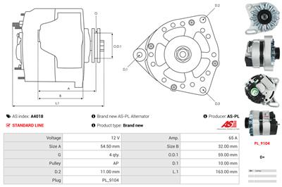 AS-PL A4018 EAN: 5901259405026.