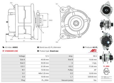 AS-PL A5003 EAN: 5901259405835.
