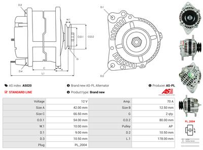 AS-PL A5020 EAN: 5901259406047.