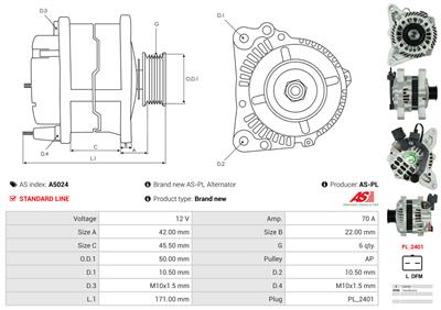 AS-PL A5024 EAN: 5901259406085.