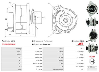 AS-PL A5072 EAN: 5901259478600.