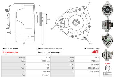 AS-PL A5187 EAN: 5902129006923.