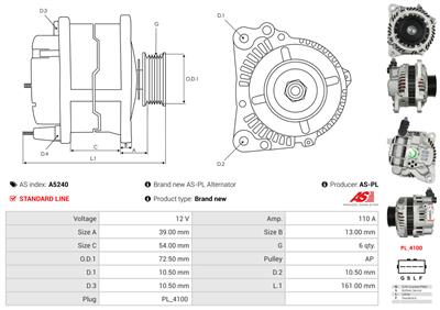 AS-PL A5240 EAN: 5902129010012.