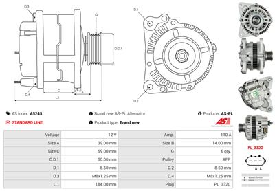 AS-PL A5245 EAN: 5902129010074.