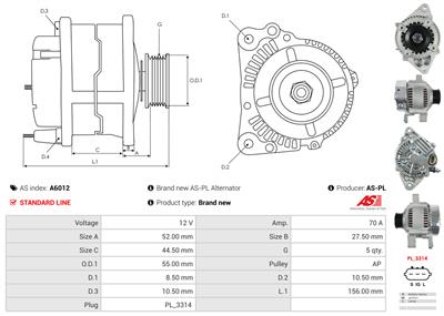 AS-PL A6012 EAN: 5901259406306.