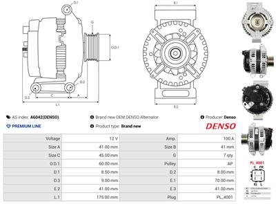 AS-PL A6042(DENSO) EAN: 5901259446364.