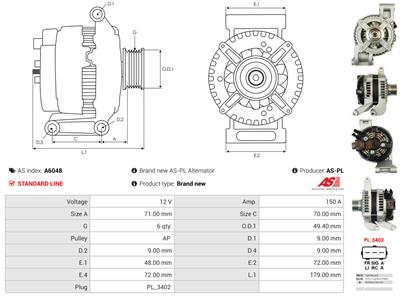 AS-PL A6048 EAN: 5901259465730.