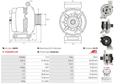 AS-PL A6049 EAN: 5901259448030.
