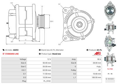 AS-PL A6093 EAN: 5901259455014.