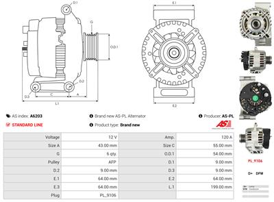 AS-PL A6203 EAN: 5901259490763.