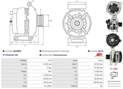 AS-PL A6348PR EAN: 5902129163831.