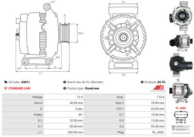 AS-PL A9011 EAN: 5901259406658.