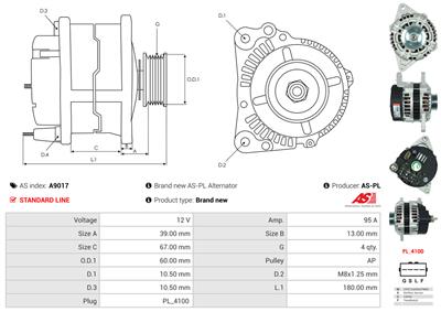 AS-PL A9017 EAN: 5901259406733.