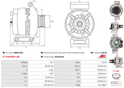 AS-PL A9021(P2) EAN: 5901259497663.