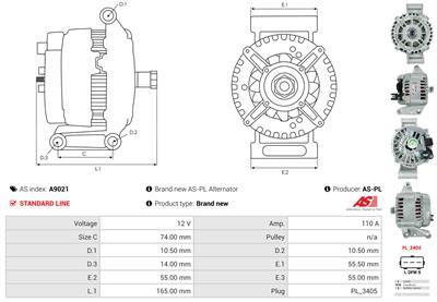 AS-PL A9021 EAN: 5901259406771.