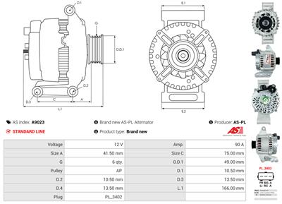 AS-PL A9023 EAN: 5901259406795.