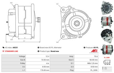 AS-PL A9231 EAN: 5902129037125.
