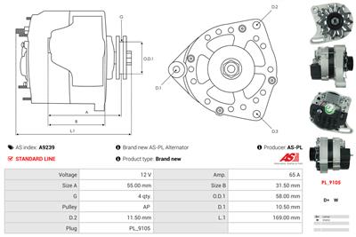 AS-PL A9239 EAN: 5902129038818.