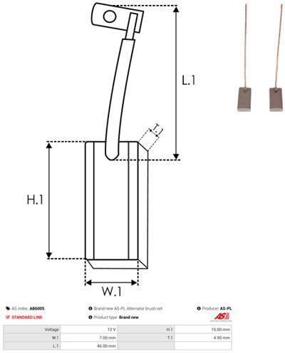 AS-PL AB6005 EAN: 5901259407112.