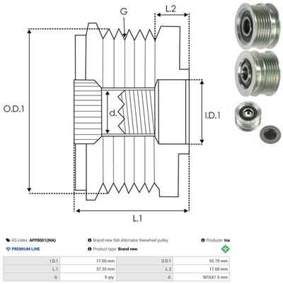 AS-PL AFP0001(INA) EAN: 5901259440584.