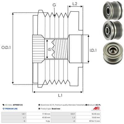 AS-PL AFP0001(V) EAN: 5901259479171.