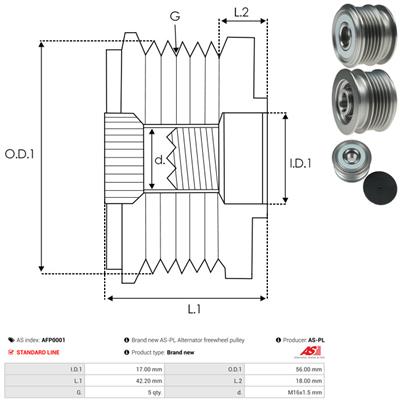AS-PL AFP0001 EAN: 5901259408508.