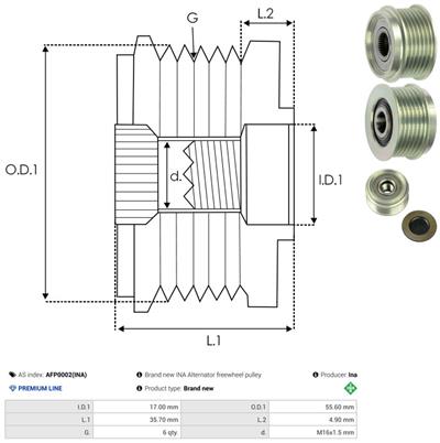 AS-PL AFP0002(INA) EAN: 5901259440720.