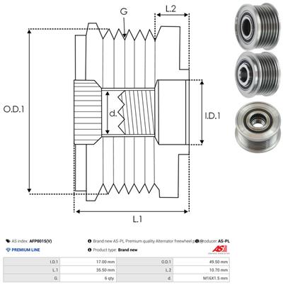 AS-PL AFP0015(V) EAN: 5901259478976.
