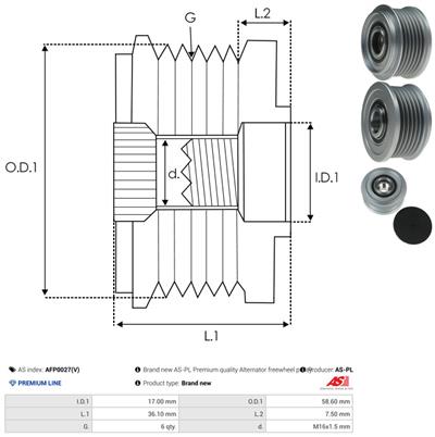 AS-PL AFP0027(V) EAN: 5901259479256.