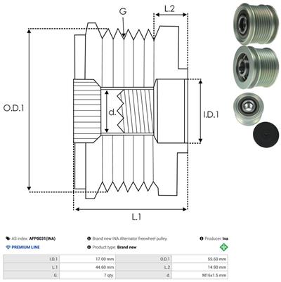 AS-PL AFP0031(INA) EAN: 5901259440829.