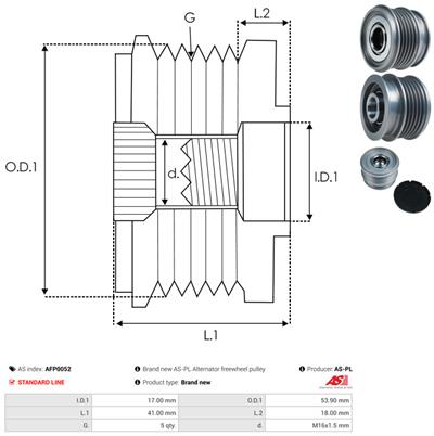 AS-PL AFP0052 EAN: 5901259438987.