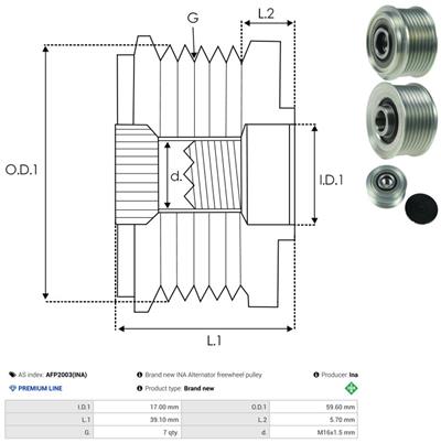 AS-PL AFP2003(INA) EAN: 5902129037583.