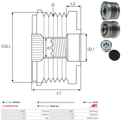 AS-PL AFP3010 EAN: 5901259408973.