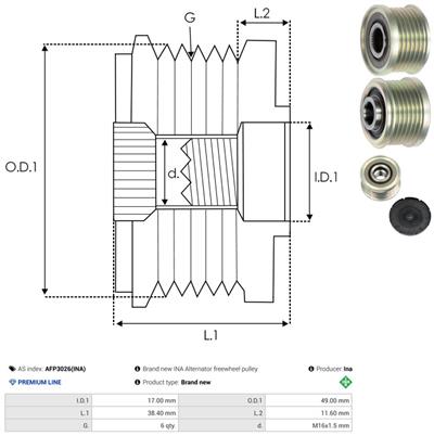 AS-PL AFP3026(INA) EAN: 5901259453577.