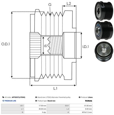 AS-PL AFP3037(LITENS) EAN: 5901259483611.