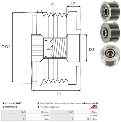 AS-PL AFP5004(V) EAN: 5901259479911.
