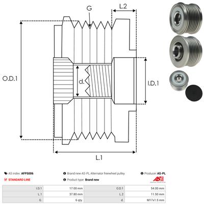 AS-PL AFP5006 EAN: 5901259439342.