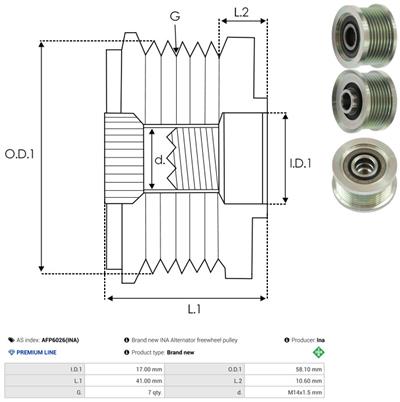 AS-PL AFP6026(INA) EAN: 5901259483222.