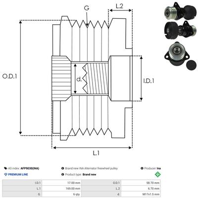 AS-PL AFP9030(INA) EAN: 5902129136576.