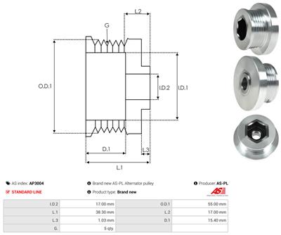 AS-PL AP3004 EAN: 5901259409390.